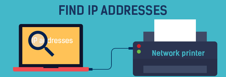find the ip or mac address for my wireless printer